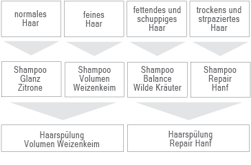 ium Haarpflege System Tabelle