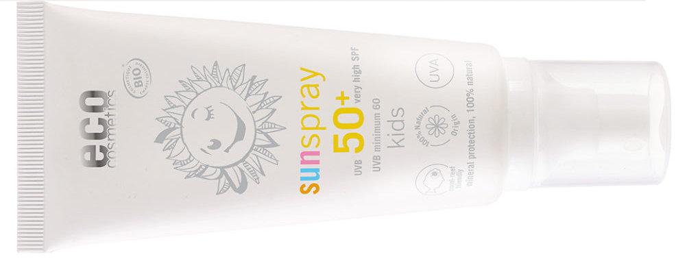 eco cosmetics Sonnenspray LSF50+ Kids